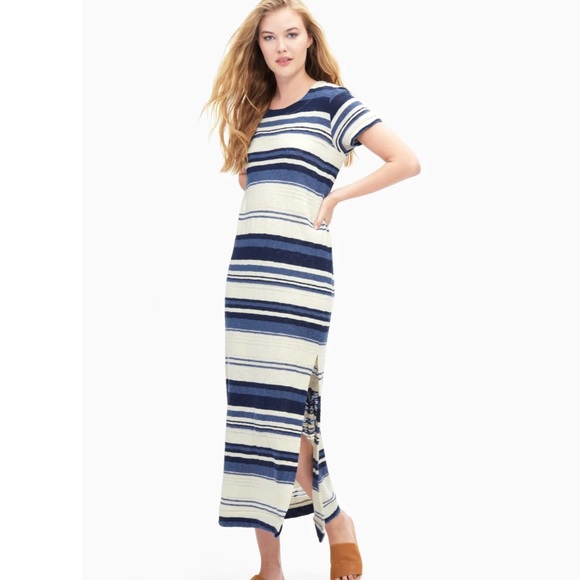 Splendid Dresses Splendid Stripe Maxi Tshirt Dress Poshmark